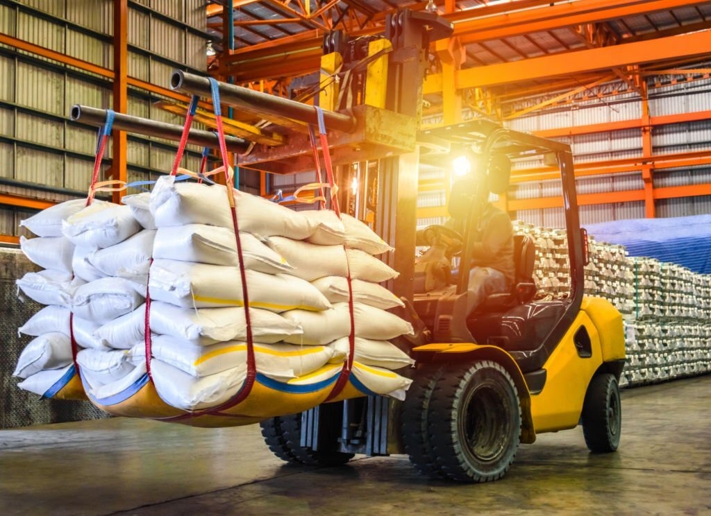 Ứng dụng xe nâng trong ngành lúa gạo