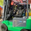Xe nâng điện ngồi lái NICHIYU 2.5T khung 6m có sàn càng