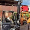 Xe nâng điện ngồi lái- Hiệu UNICARRIERS 1.5T Khung 3M
